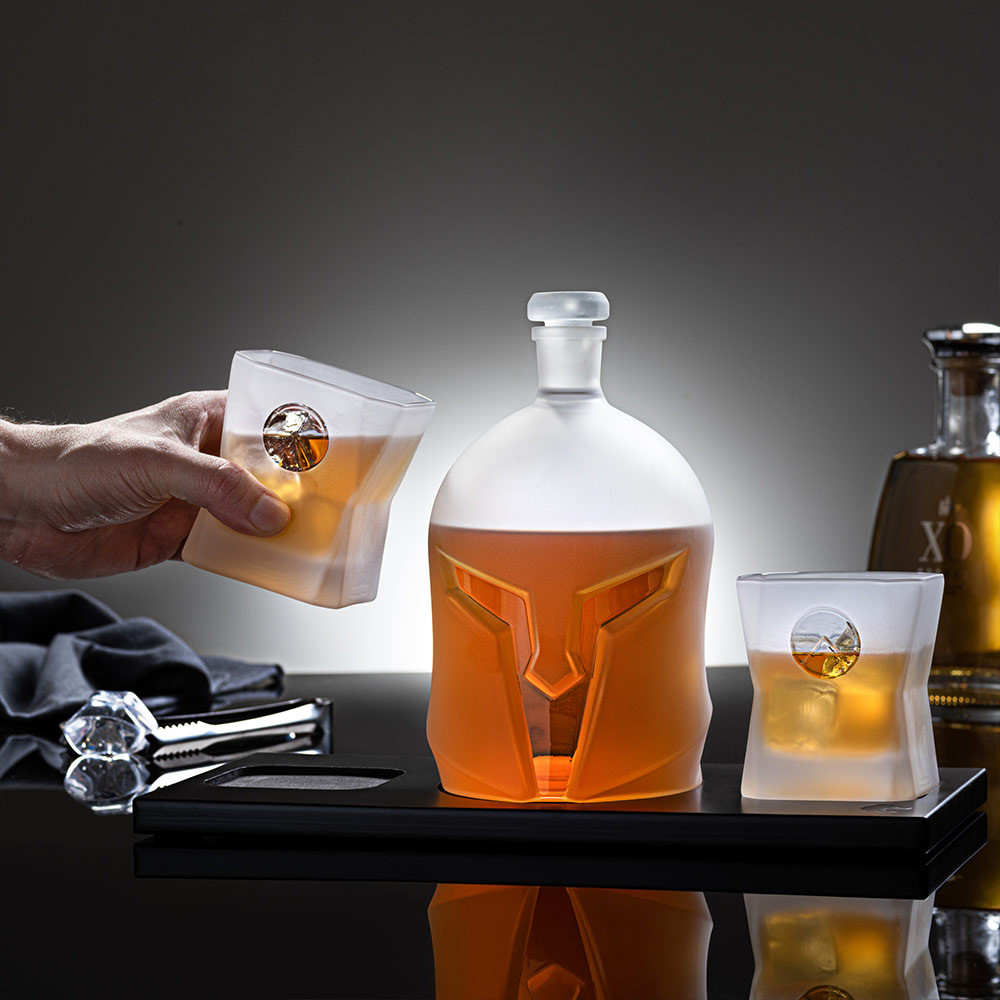Spartan Helmet Decanter and Glasses Set | Menkind