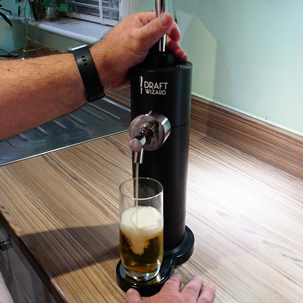 Draft Wizard Ultrasonic Frothing Beer Dispenser | Menkind