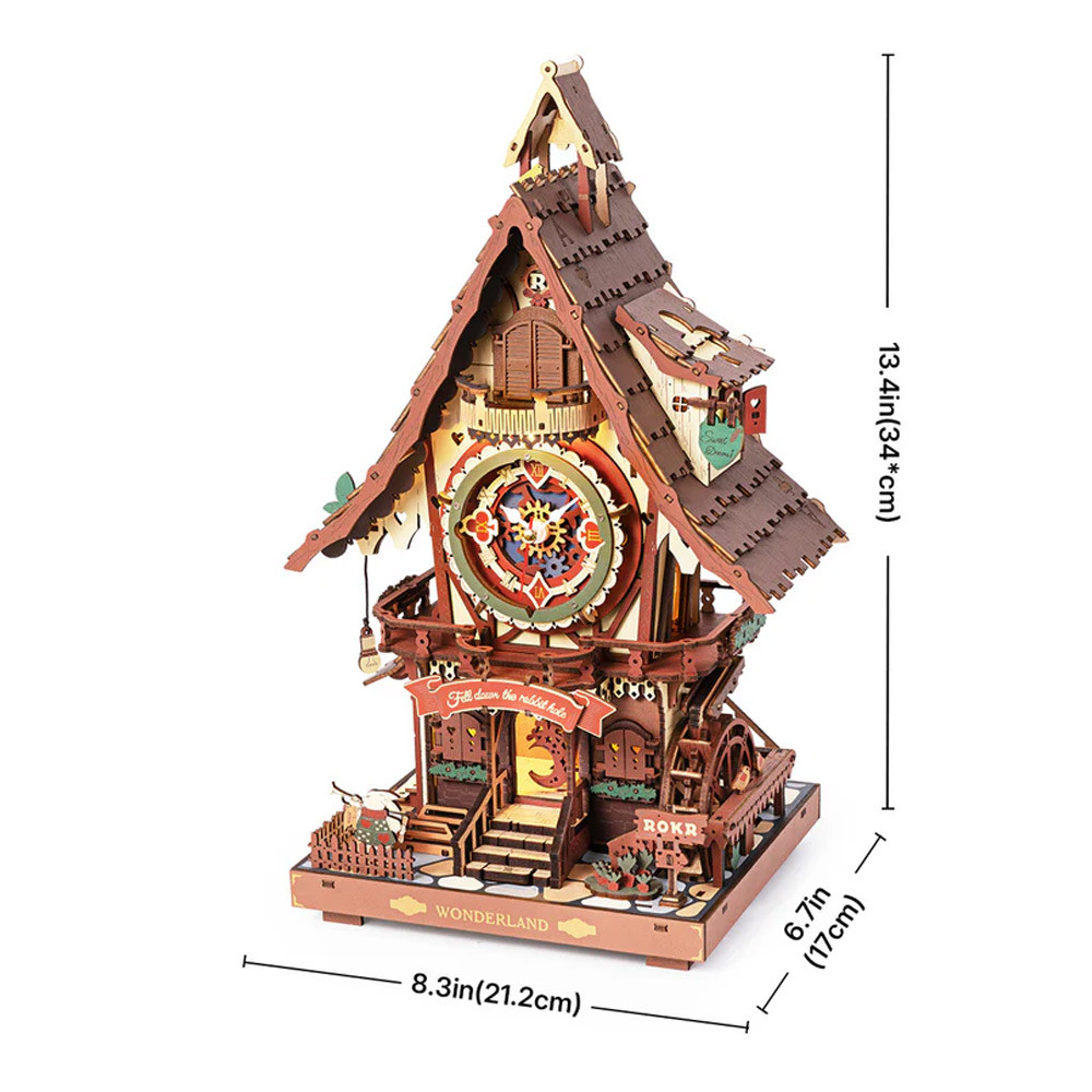 Cuckoo Clock Wooden Mechanical Model Kit | Menkind