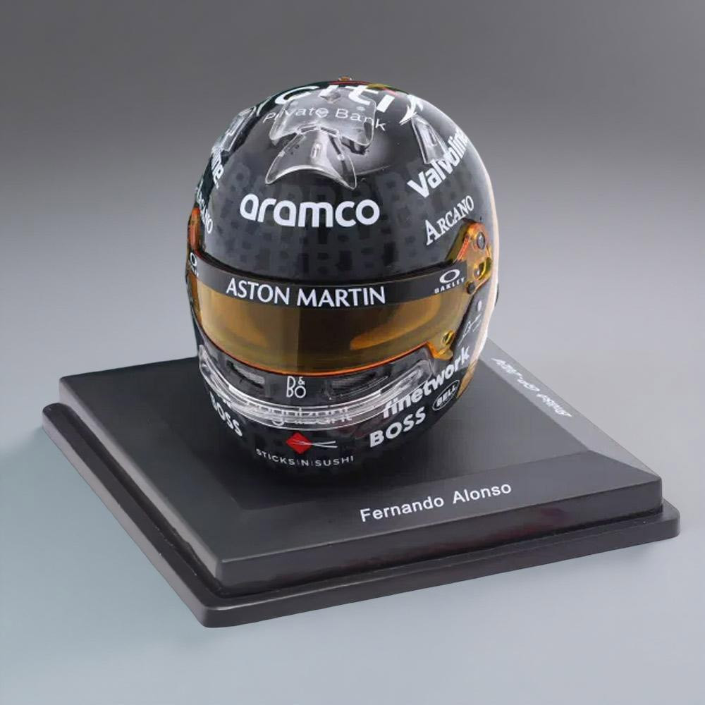 F1 Fernando Alonso Aston Silverstone 1:5 Helmet | Menkind