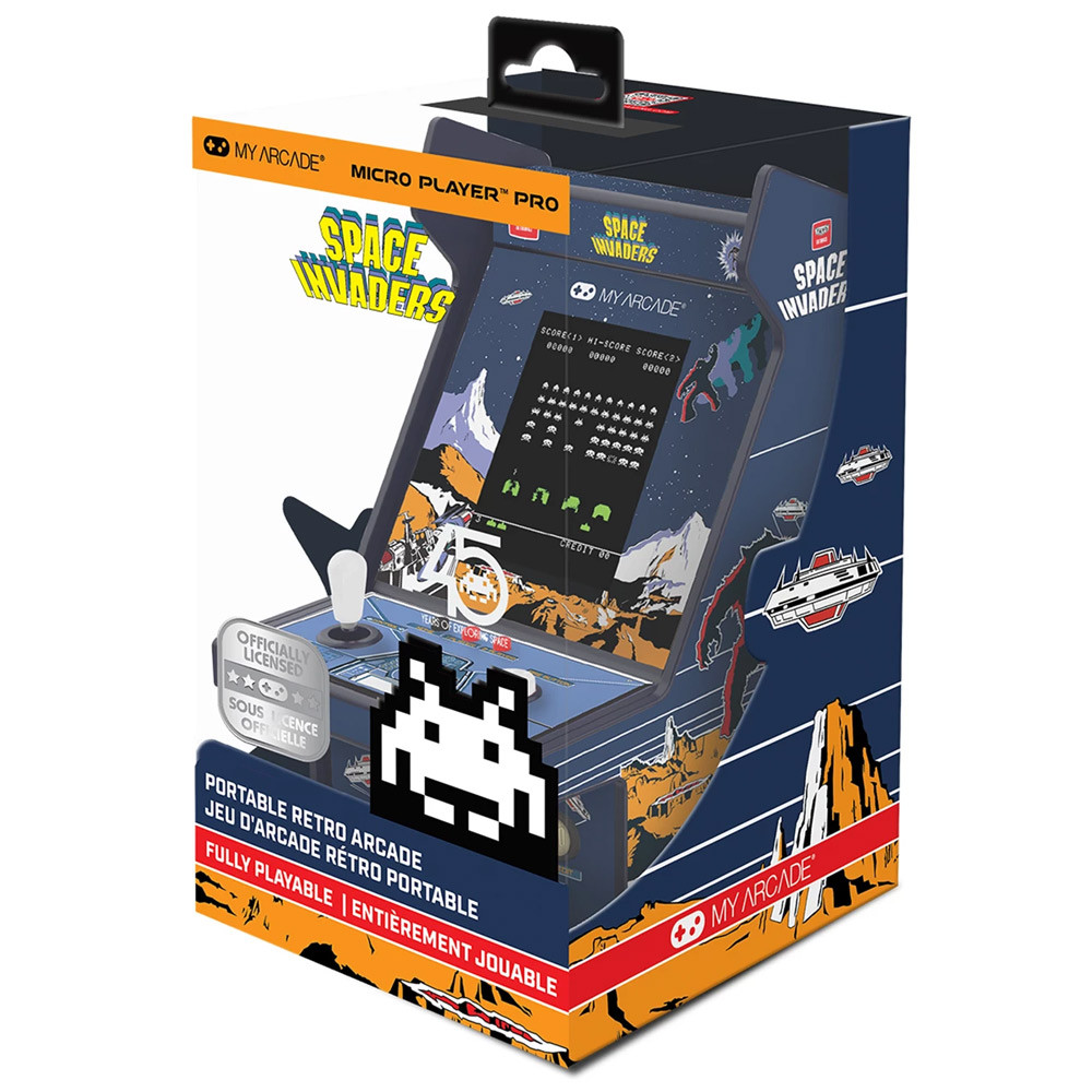 Space Invaders Pro Portable Retro Arcade | Menkind