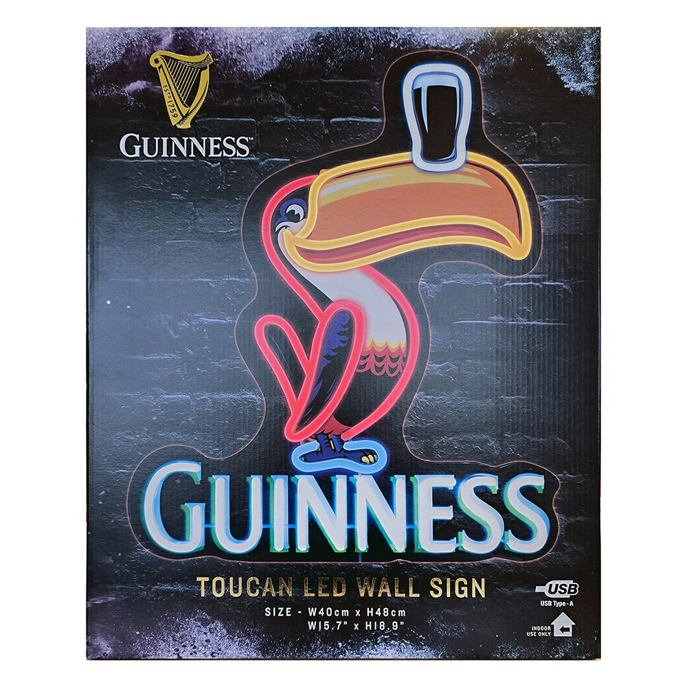 Guinness Toucan Large LED Sign | Menkind