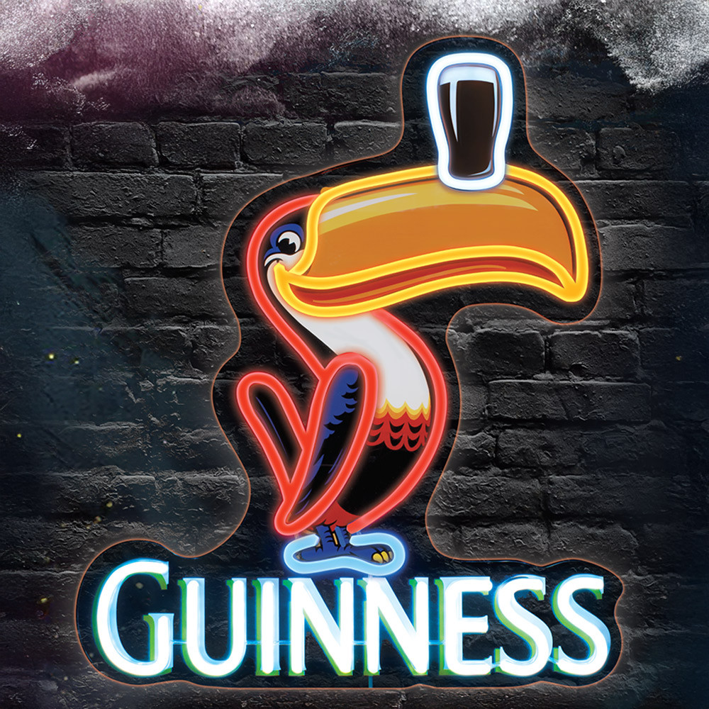 Guinness Toucan Large LED Sign | Menkind