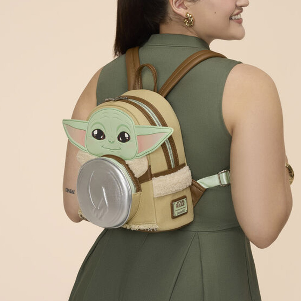 SW Mandalorian Grogu Loungefly Mini Backpack | Menkind
