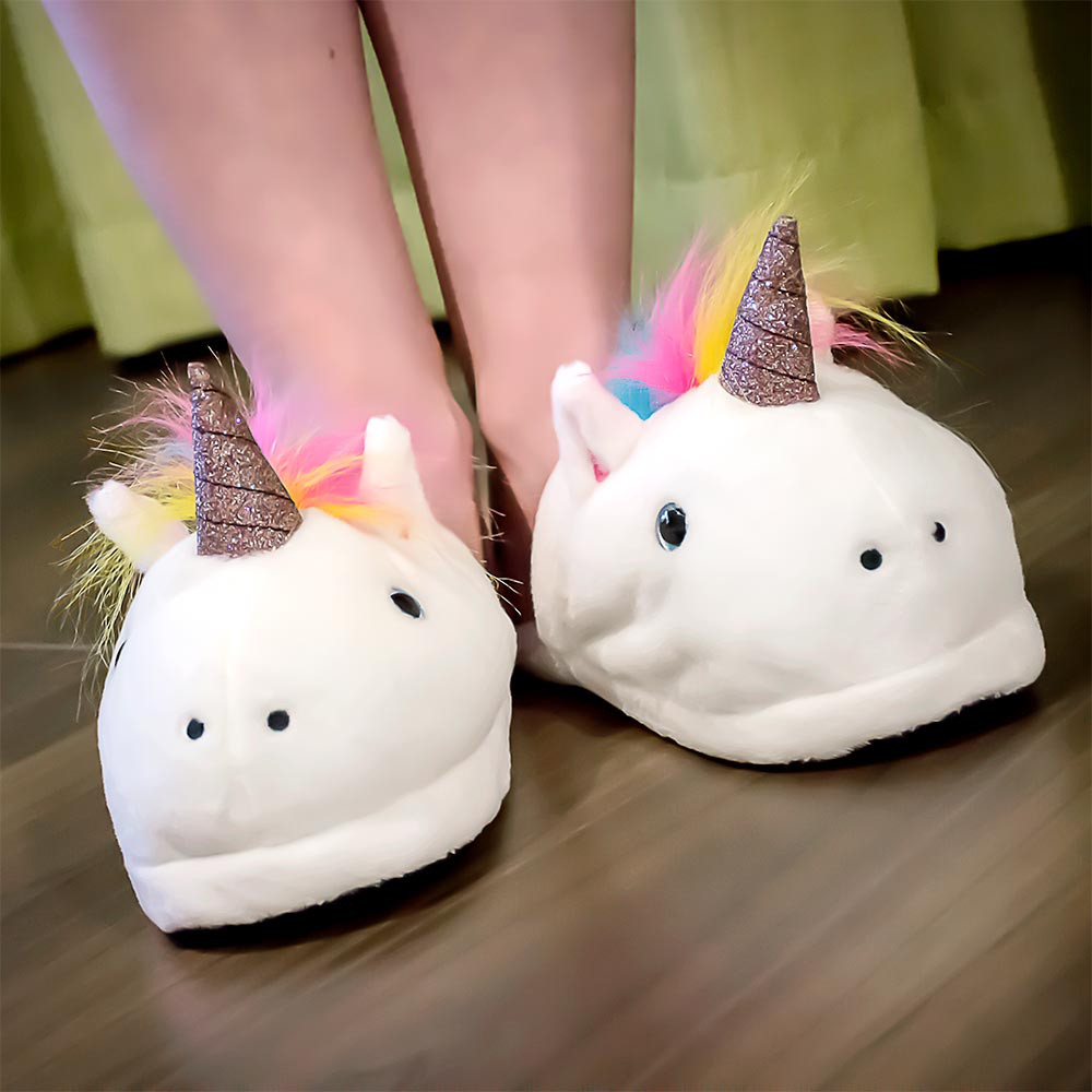 unicorn slippers mens