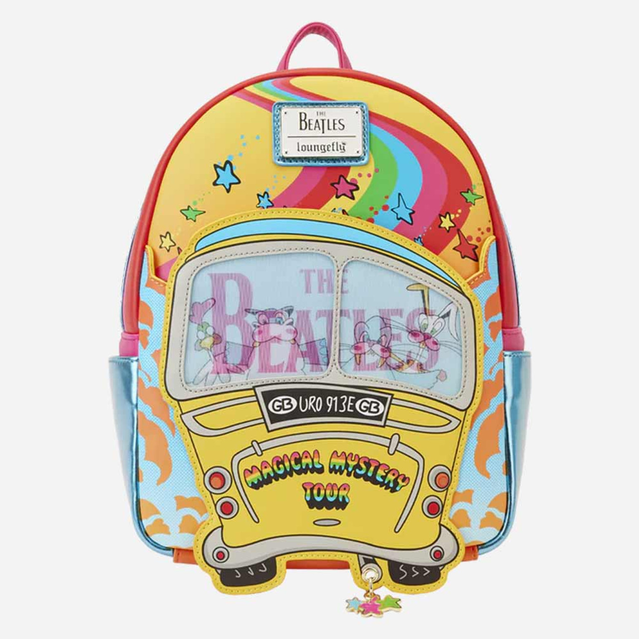 The Beatles Magical Mystery Tour Bus Loungefly Mini Backpack