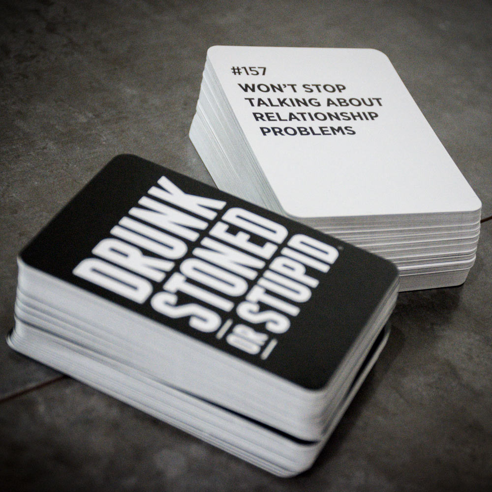 Drunk, Stoned, or Stupid a Party Game about Bad Choices