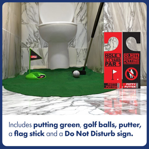 Potty Putter Toilet Golf Game