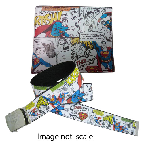 Superman Wallet & Belt Set