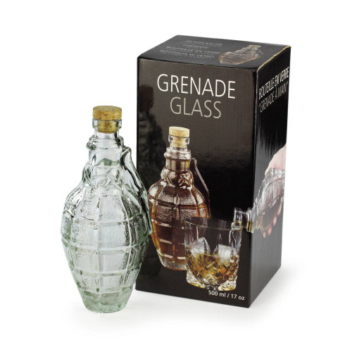 Grenade Glass Decanter