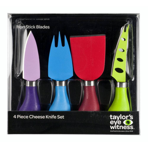 4 Piece Cheese Knife Set