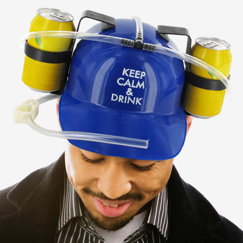 Drinks Helmet for Two Cans