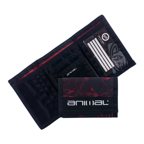 Jimetta 3 Leaf Trifold Wallet (Red)
