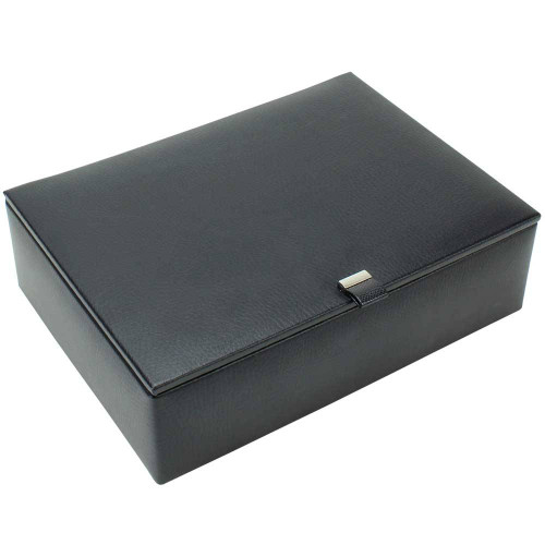 8 Piece Leather Watch Box Grey