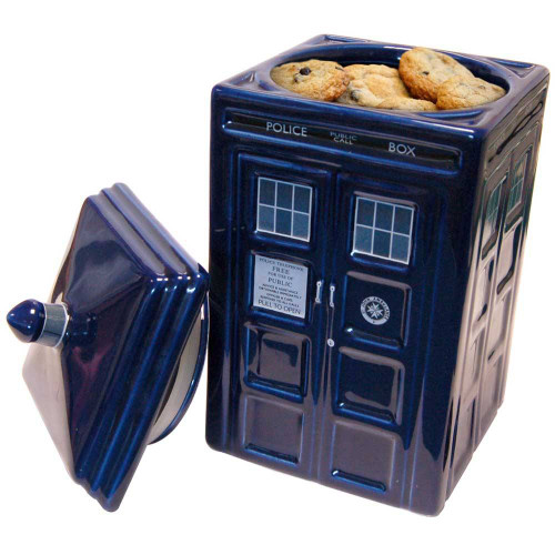 Doctor Who Tardis Ceramic Cookie Jar Version 1