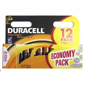 Duracell 12 Economy Pack AA Batteries