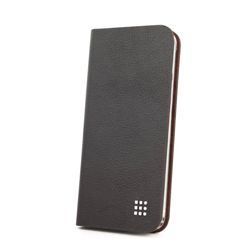 Dark Brown Leather Flip iPhone 5 Case