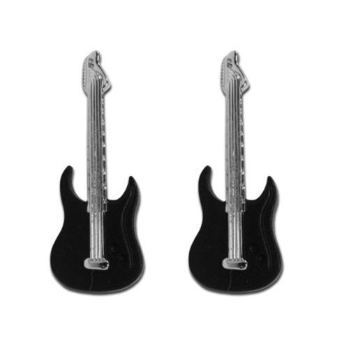 Black Guitar Cufflinks