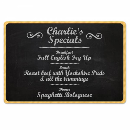 Personalised Chef's Specials Apron
