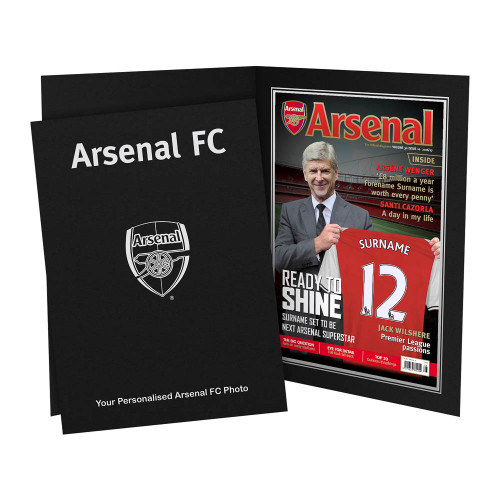 Personalised Arsenal Magazine Cover