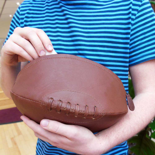 Leather Rugby Washbag