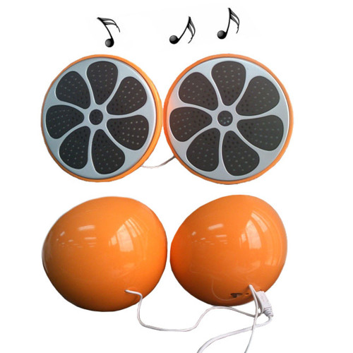 Orange iPod/MP3 Speakers