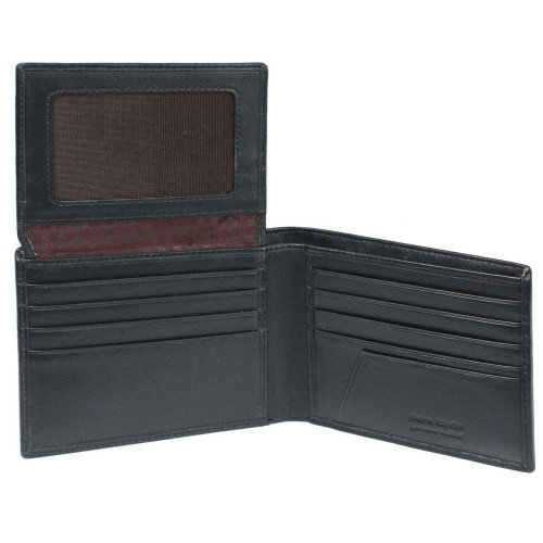 Nappa Leather Hip Wallet With Flip-ID