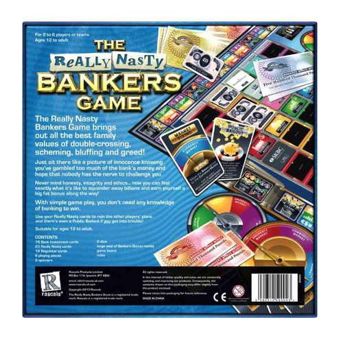 The Really Nasty Bankers Game