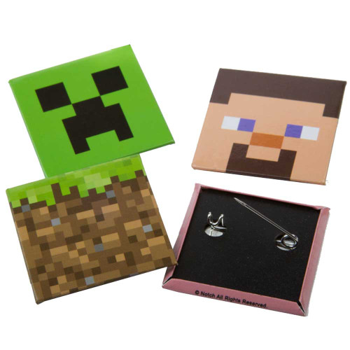 Minecraft 4 Pin Pack