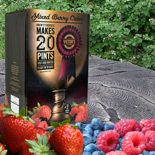 20 Pint Mixed Berry Cider Home Brewing Kit