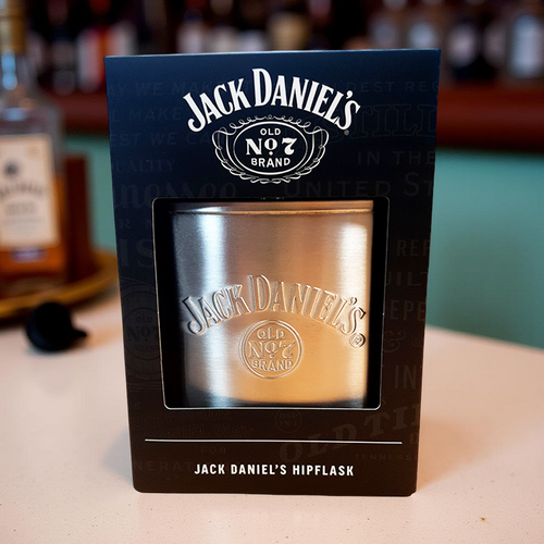 Jack Daniel's No. 7 Stainless Steel Hip Flask