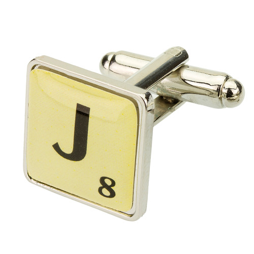 Scrabble Cufflinks Letter J