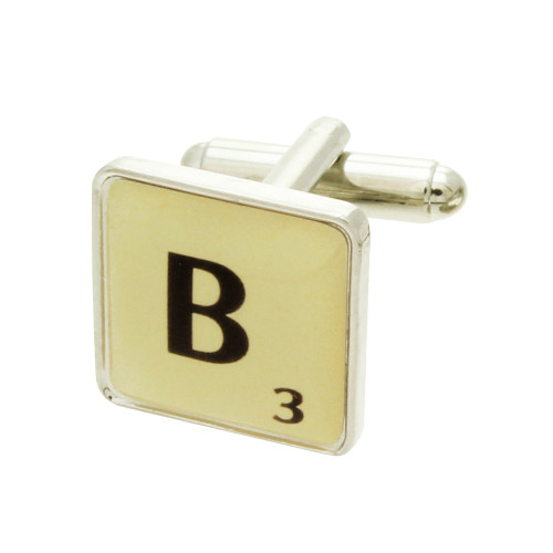 Scrabble Cufflinks Letter B