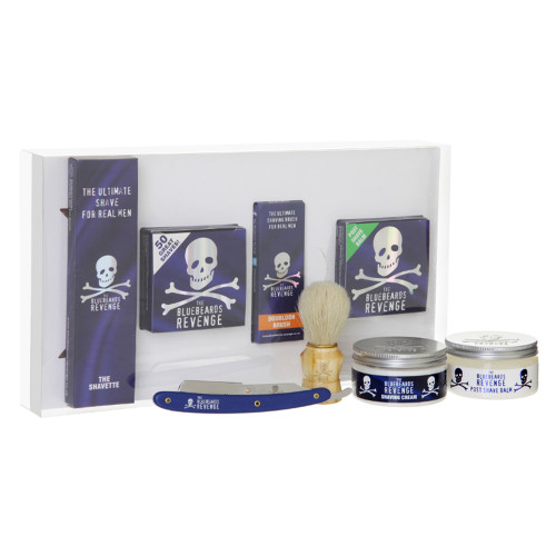 Wet Shaving 'Cut Throat’ Shavette Kit (Gift Boxed)