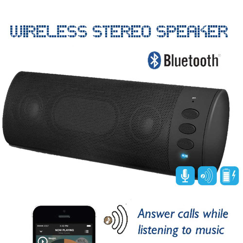 Bluetooth Wireless Stereo Speaker Black
