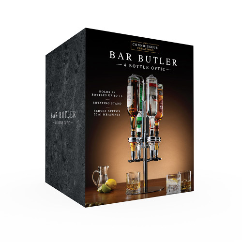 Connoisseur Creations Four Bottle Optic Dispenser | Menkind