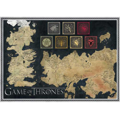 Game of Thrones Map 1000 Piece Puzzle