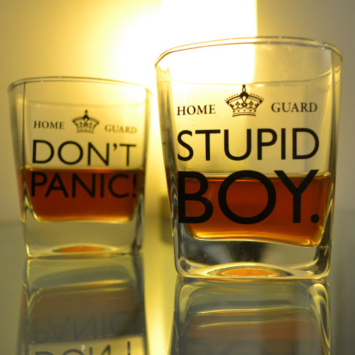 Dad’s Army Whisky Glasses