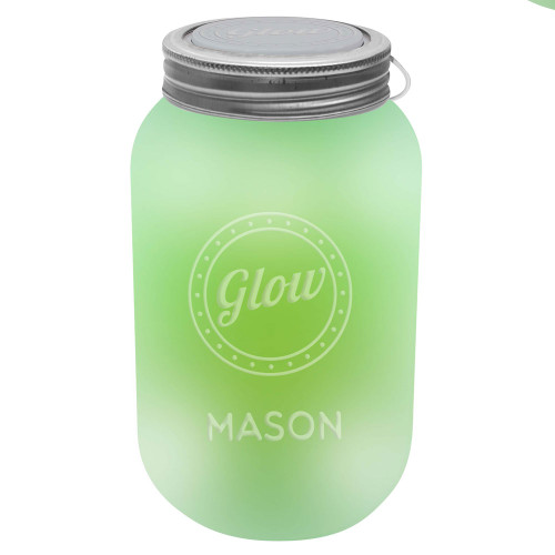 Large Glow Mason Jar