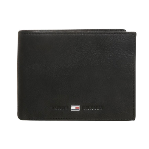 Tommy Hilfiger Johnson Credit Card & Coin Wallet in Black