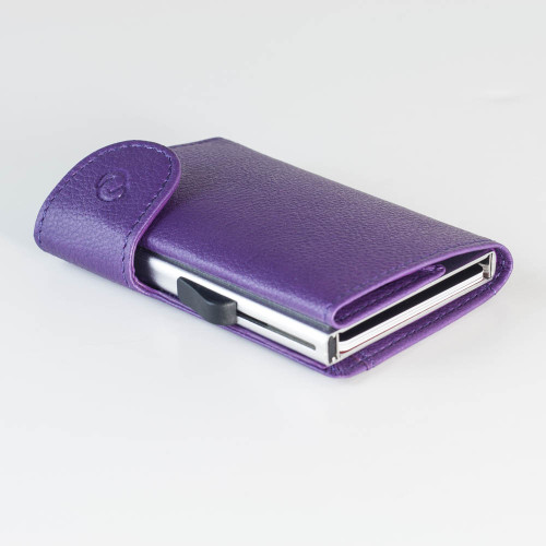 RFID Cardholder Wallet Purple