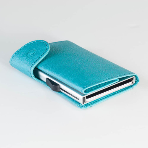 RFID Cardholder Wallet Aqua