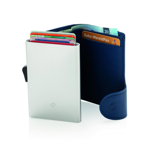 RFID Cardholder Wallet Blue