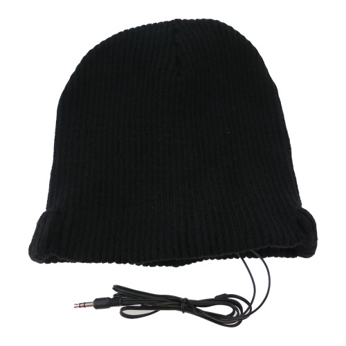 Basic Plain Knit Headphone Hat