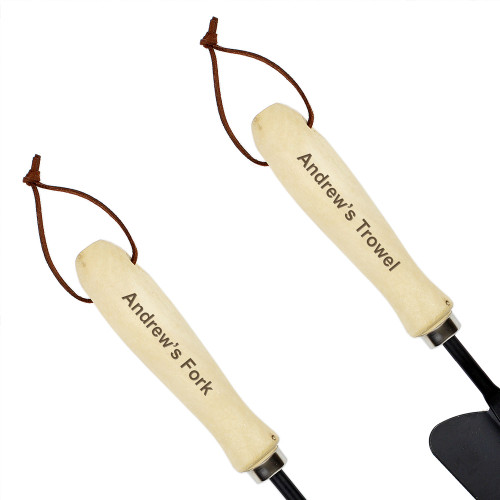 Personalised Fork & Trowel Set