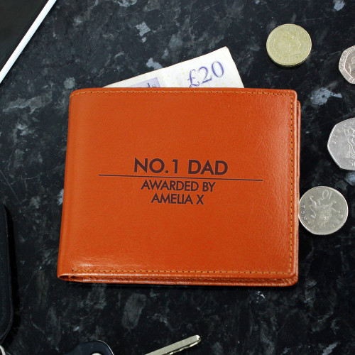 Personalised Classic Tan Wallet