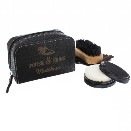 Personalised Polish & shine Shoeshine Kit