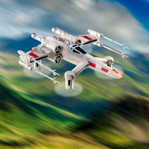 Star Wars T-65 X Wing Starfighter Battling Quadcopter