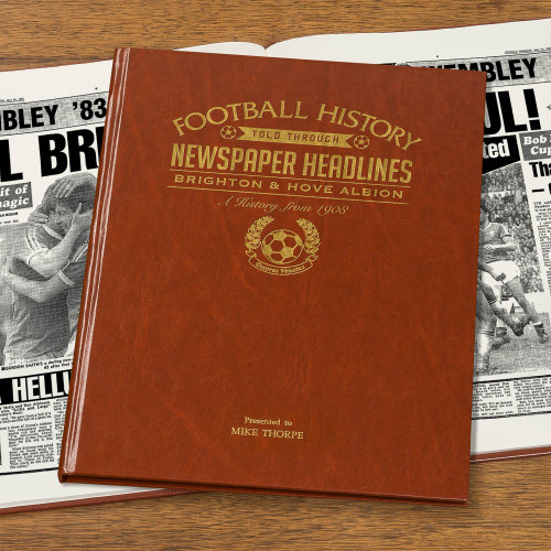 Personalised Championship Football Newspaper A - H