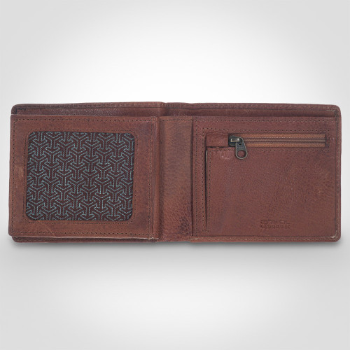 Animal Peako Wallet Brown